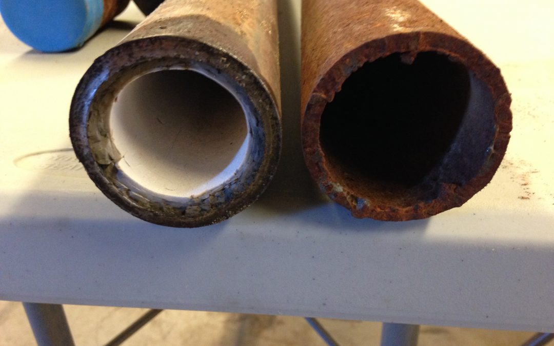 2″ cement lined pipe inspection